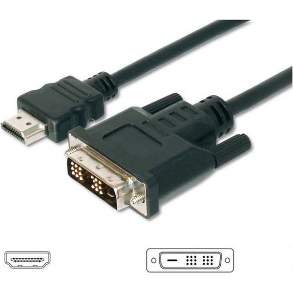 FDL 2M HIGH SPEED HDMI-A TO DVI-D CABLE M-M