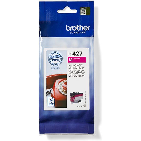 Brother LC-427M Ink cartridge magenta. 1.5K pages ISO/IEC 24711 for Br