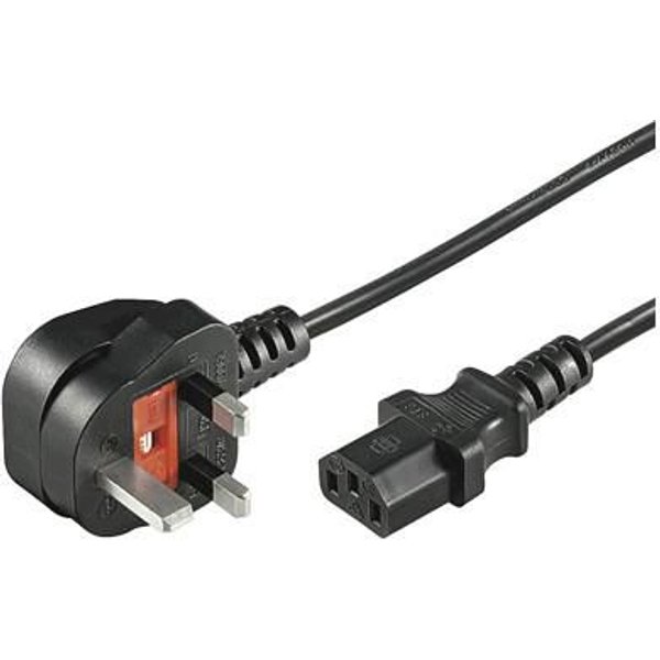 Microconnect PE090420 power cable Black 2 m Power plug type G C13 coup