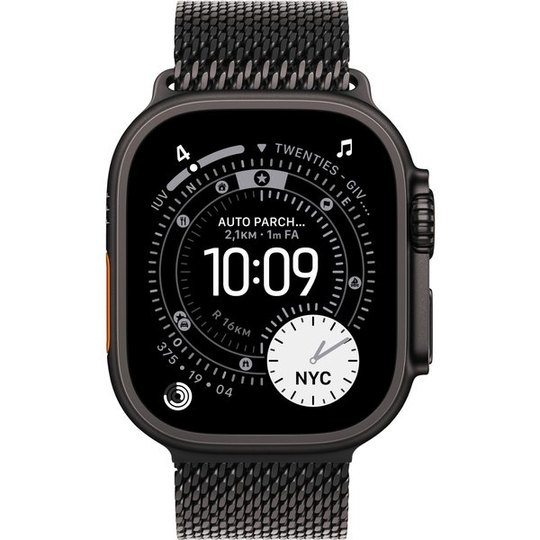 Apple MGHU4ZM/A smart wearable accessory Band Black Titanium