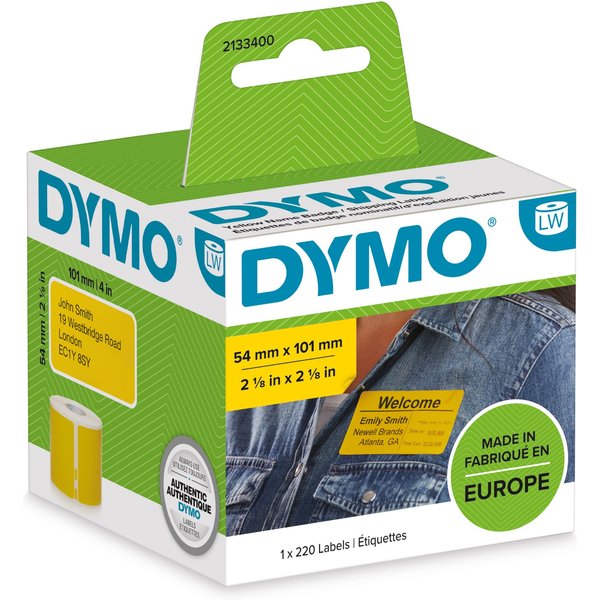 Dymo 2133400 DirectLabel-etikettes yellow 54mm x 101mm 220 pcs for Dym