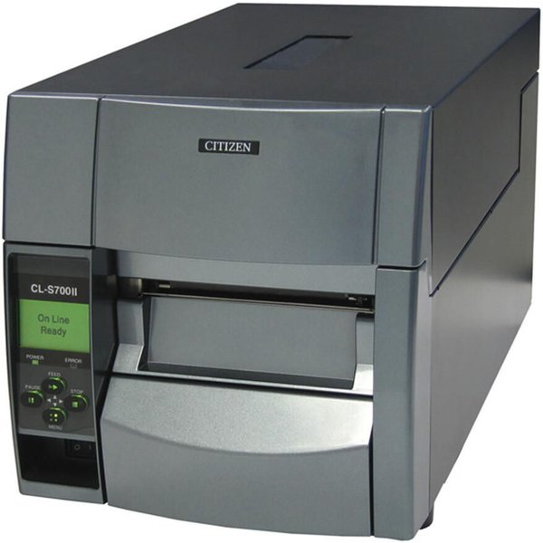 Citizen CL-S700IIDT Printer_ Grey. Direct thermal. with Compact Ethern