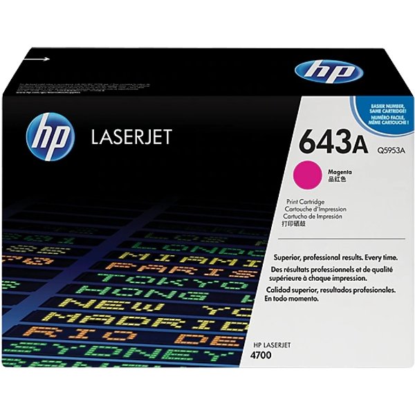 HP 643A toner cartridge 1 pc(s) Original Magenta