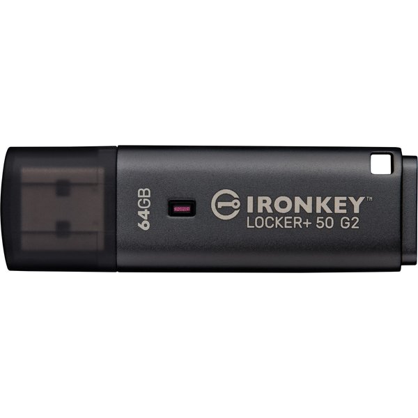 Kingston Technology IronKey 64GB Locker Plus 50 G2. FIPS 197. AES-256