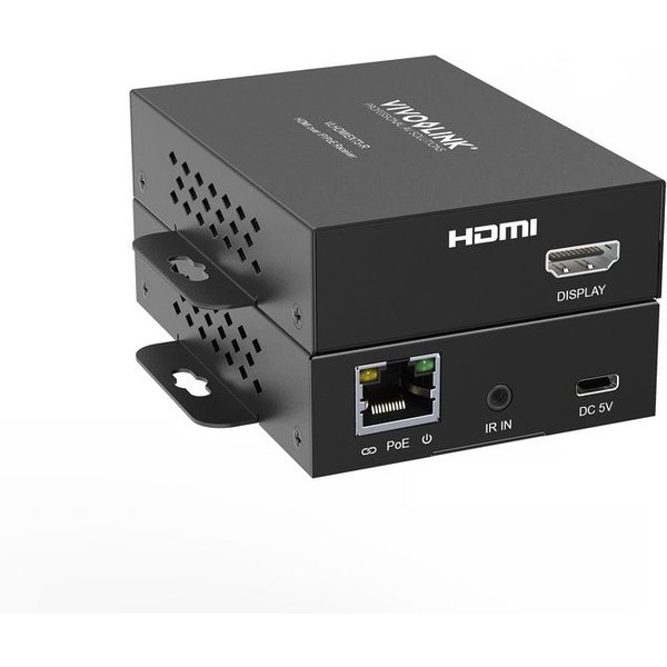 Vivolink VLHDMIEXT3-R AV extender AV transmitter Black