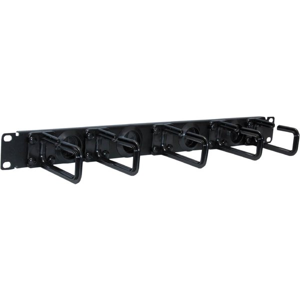 Tripp Lite SRCABLERING1U SmartRack 1U Horizontal Cable Manager - Flexi