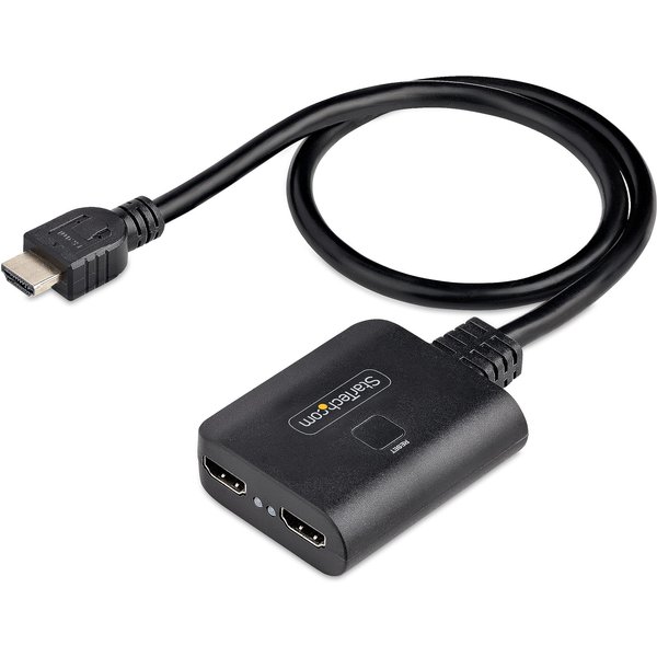 StarTech.com 2-Port HDMI Splitter. 4K 60Hz HDMI 2.0 Video. 4K HDMI Spl