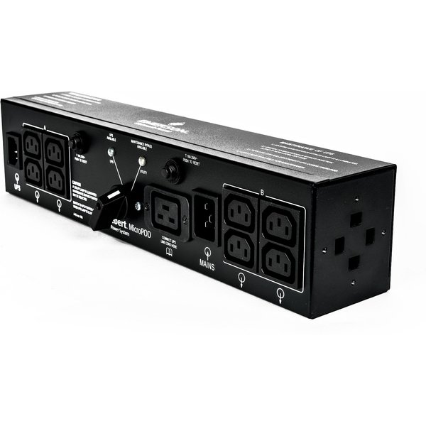 Vertiv 2U MicroPod External maintenance Bypass power distribution unit