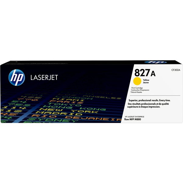 HP CF302A/827A Toner yellow. 32K pages ISO/IEC 19798 for HP Color Lase
