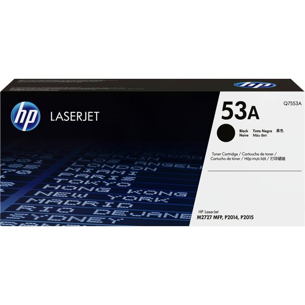 HP Q7553A/53A Toner cartridge black. 3K pages ISO/IEC 19752 for HP Las