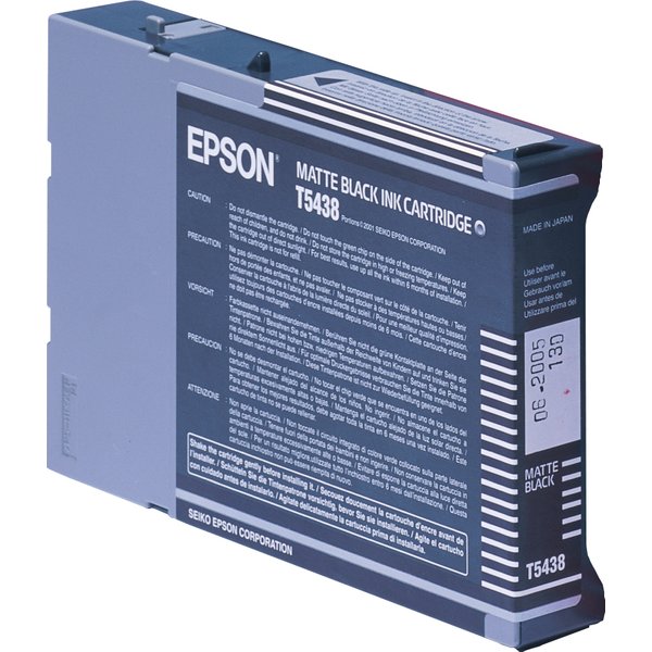 Epson C13T543800/T5438 Ink cartridge black matt 110ml for Epson Stylus