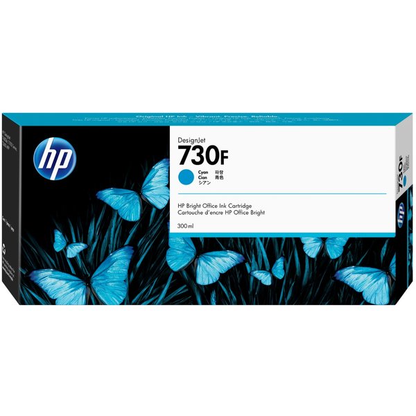 HP 1XB27A/730F Ink cartridge cyan 300ml for HP DesignJet T 1600