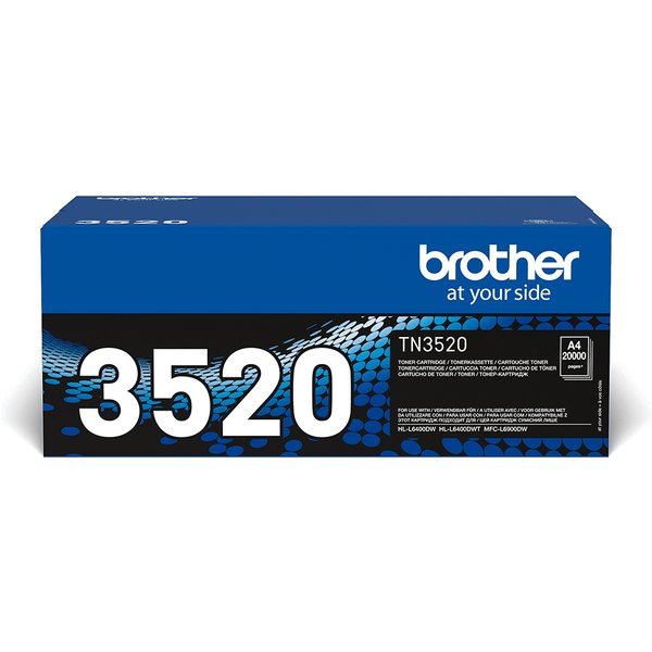 Brother TN-3520 Toner-kit. 20K pages ISO/IEC 19752 for Brother HL-L 64