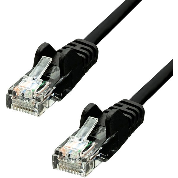 ProXtend CAT5e U/UTP CCA PVC Black 25CM