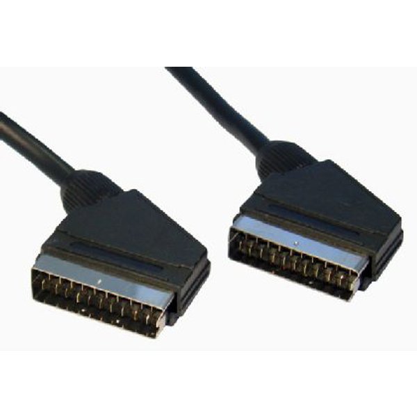Cables Direct 2SS-01 SCART cable 1.5 m SCART (21-pin) Black