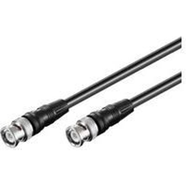 Microconnect 50074 coaxial cable 5 m BNC Black