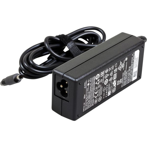 DELL AC Adapter 19.5V 3.34A 65W (4.5mmx3.0mm) includes power cable