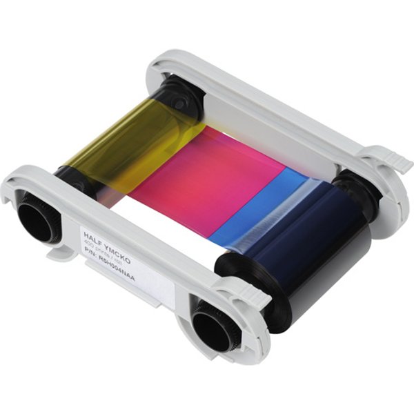 Evolis R7H006NAA Thermal-transfer ribbon Bk.C.M.Y. Transparent. 250 pa