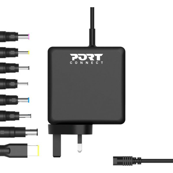 Port Designs 900093B-UK mobile device charger Laptop. Universal Black