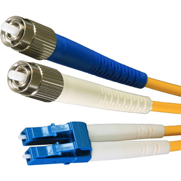 Cablenet 3m OS2 9/125 FC-LC Duplex Yellow LSOH Fibre Patch Lead