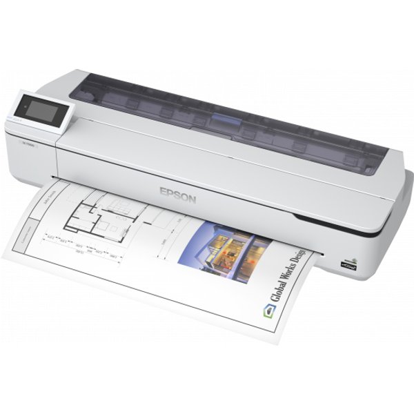Epson SureColor SC-T5100N - Wireless Printer (No Stand) Inkjet 2400 x 1200 DPI ESC/P-R HP-GL/2 HP-RTL Yellow Magenta Cyan Black A1 (594 x 841 mm) A1 A2 A3 A3+ A4
