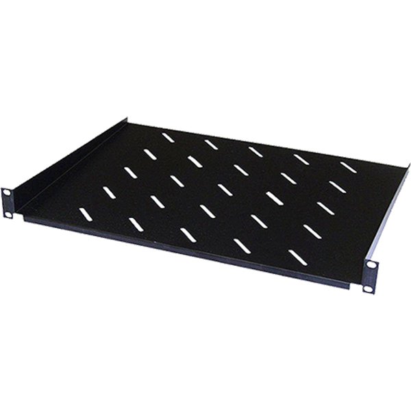 Cablenet 1u 350mm Cantilever Vented Shelf Black (600mm Cab) (20Kg)