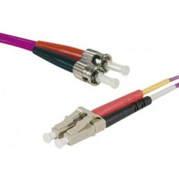 Hypertec 392549-HY fibre optic cable 1 m LC ST OM4 Pink