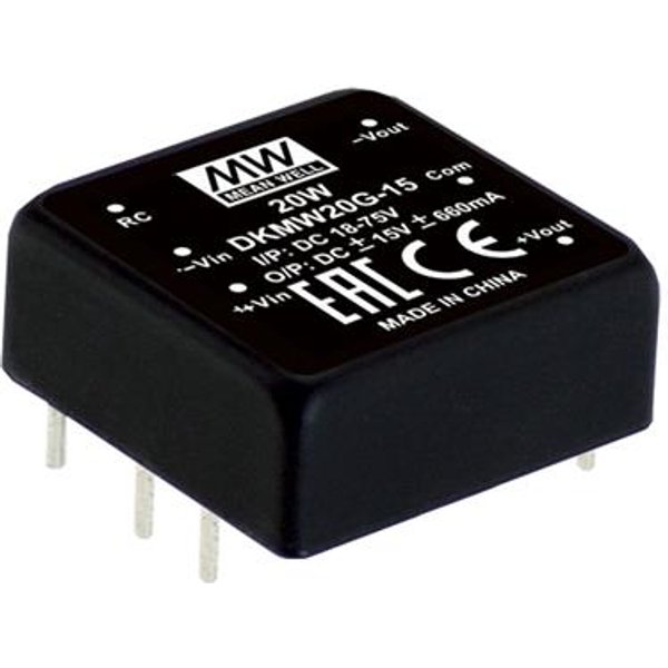 MEAN WELL DKMW20F-12 power adapter/inverter 20 W