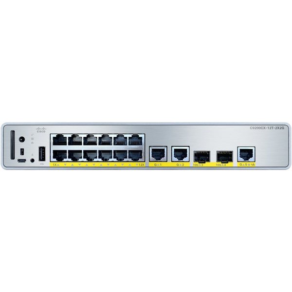 Cisco C9200CX-12T-2X2G-A network switch Managed Gigabit Ethernet (10/1