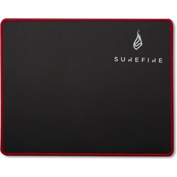 SureFire Silent Flight 320 Gaming mouse pad Black. Red