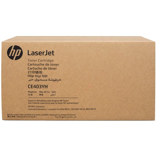 HP CE403YH/507A Toner cartridge magenta Contract. 17K pages ISO/IEC 19