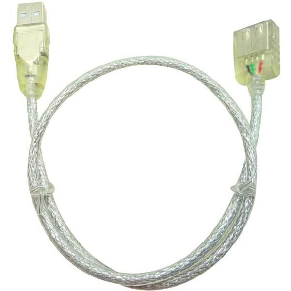 Microconnect USBAAF05T USB cable USB 2.0 0.5 m USB A Transparent
