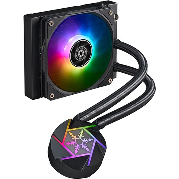 Silverstone VIDA 120 SLIM Computer case Liquid cooling kit 12 cm Black