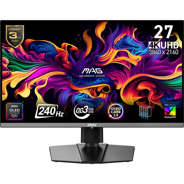 MSI MAG 272UP QD-OLED X24 computer monitor 67.3 cm (26.5") 3840 x