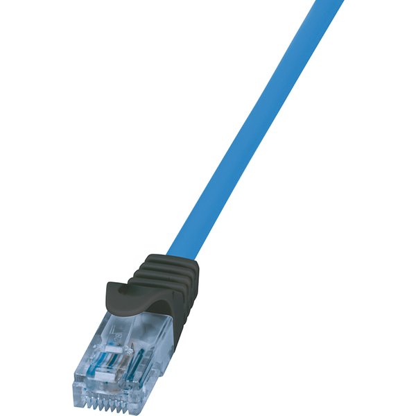 LogiLink CPP002 networking cable Blue 2 m Cat6a U/UTP (UTP)