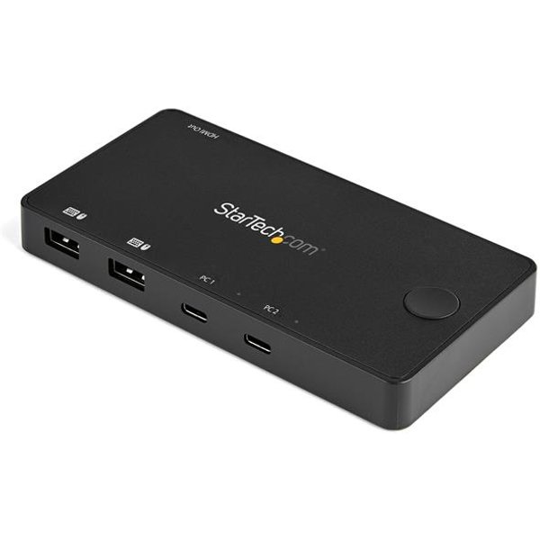 StarTech.com 2 Port USB C KVM Switch - 4K 60Hz HDMI - Compact Dual Por