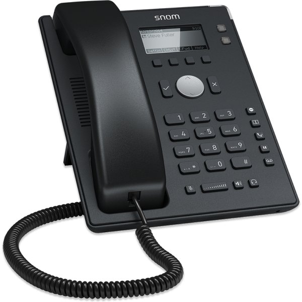 Snom D120 IP phone Black 2 lines