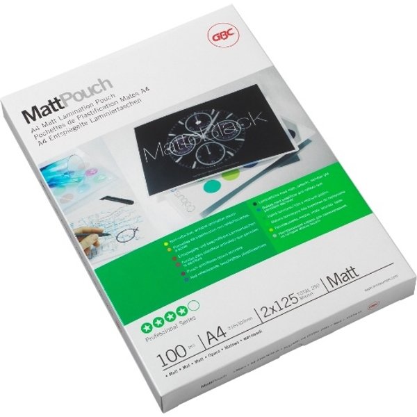 GBC Lamination Pouch A3 Matt 125 Micron