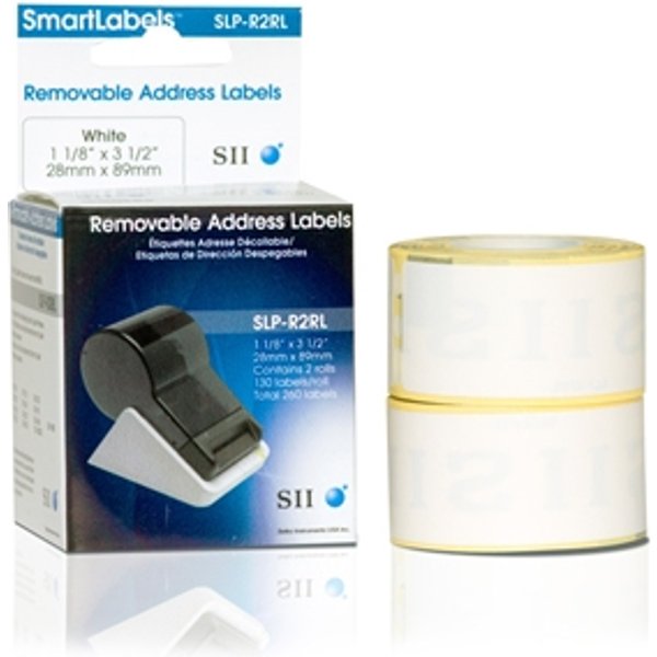 Seiko Instruments SLP-R2RL White Self-adhesive printer label