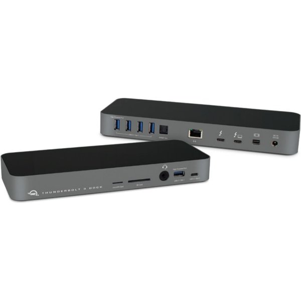OWC OWCTB3DK14PSGG laptop dock/port replicator Wired Thunderbolt 3 Gre