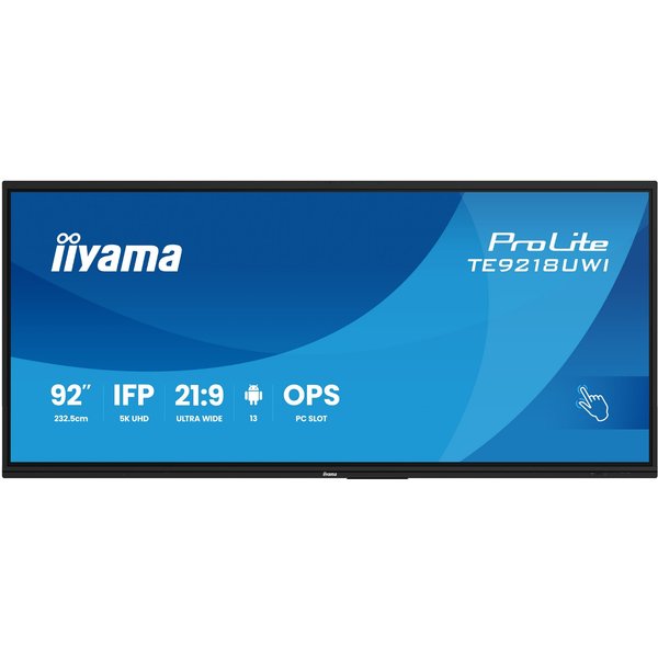 iiyama TE9218UWI-B1AG Signage Display Kiosk design 2.32 m (91.5")