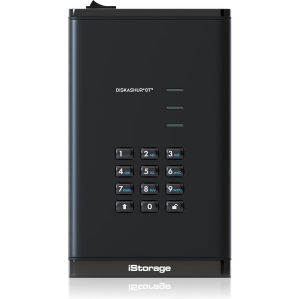 iStorage diskAshur DT³ HDD 12TB | Secure Portable Desktop Drive |FIPS