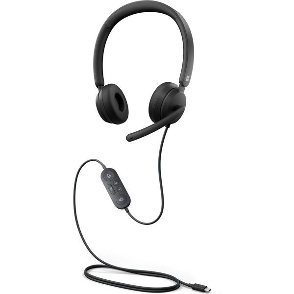 Microsoft MS Modern USB-C Headset Black DA/FI/NO/SV Commercial - Heads