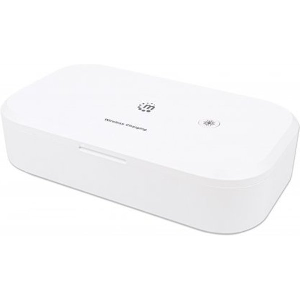 Manhattan UV Phone Sanitizer with Wireless Charger. 10 W Wireless Char