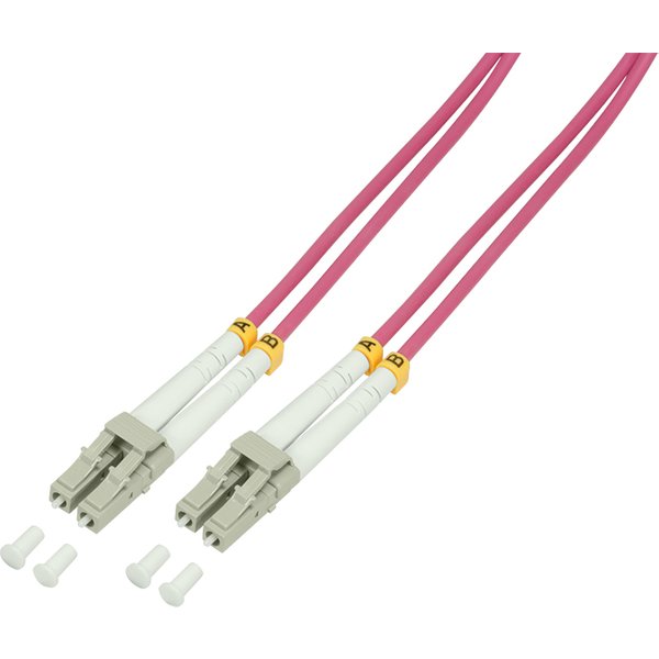 LogiLink 20m. LC - LC InfiniBand/fibre optic cable Violet