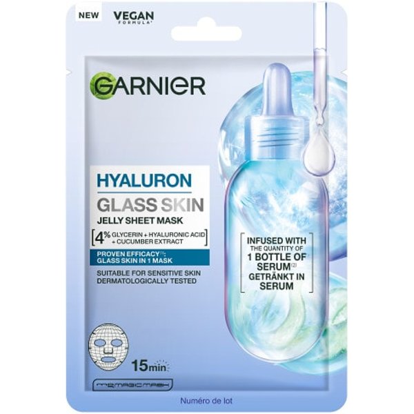 Garnier Hyaluron+ Glass Skin Jelly Face Mask