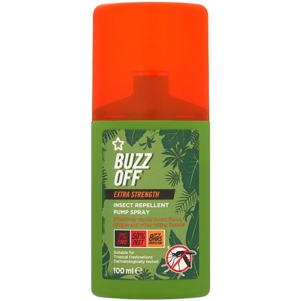 Superdrug Buzz Off Extra Strength Insect Repellent 100ml