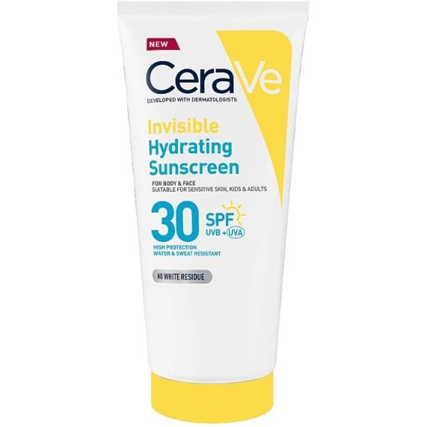 CeraVe Invisible Hydrating Sunscreen SPF30 for body & face 177ml