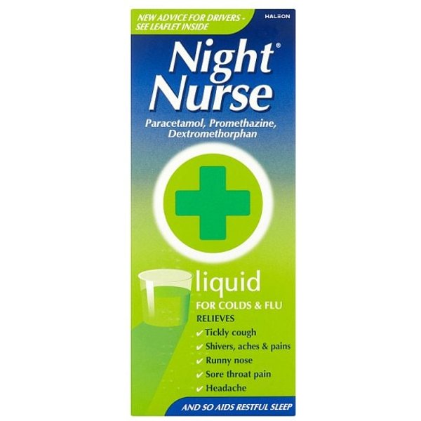 Night Nurse Cold & Flu Relief Liquid 160ml