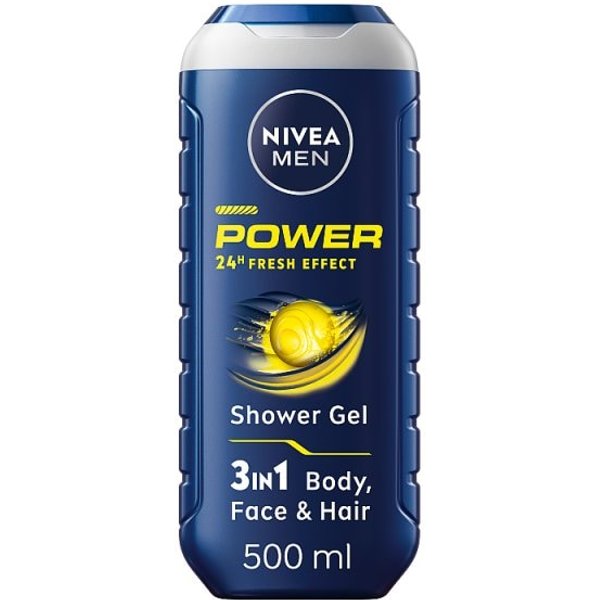 NIVEA MEN Power Fresh Shower Gel 500ml